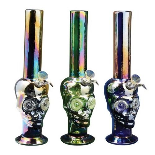SKULL WATER PIPE by RETRO GLASS