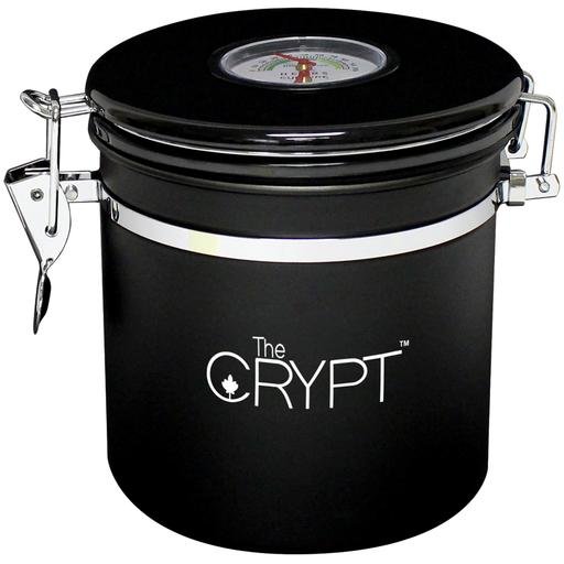 Crypt M is a stainless steel storage canister by Mary Jane Supply
