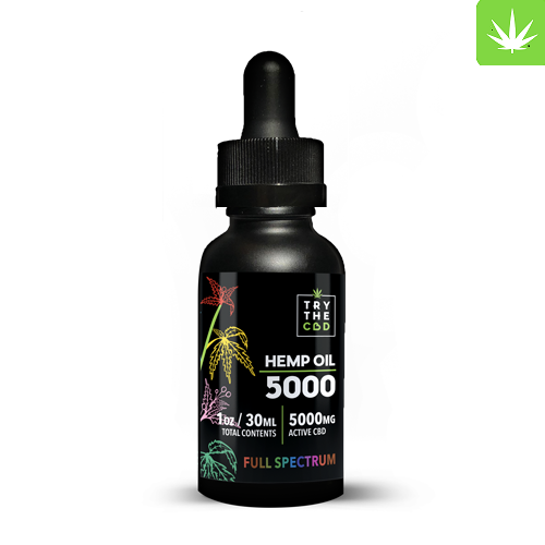 BUY FULL SPECTRUM 5000MG CBD TINCTURE ONLINE CANADA
